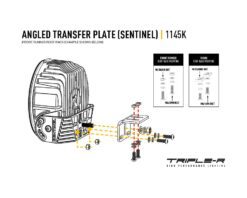 Alternative view of Γωνιακή πλάκα μεταφοράς - για 2 Sentinel