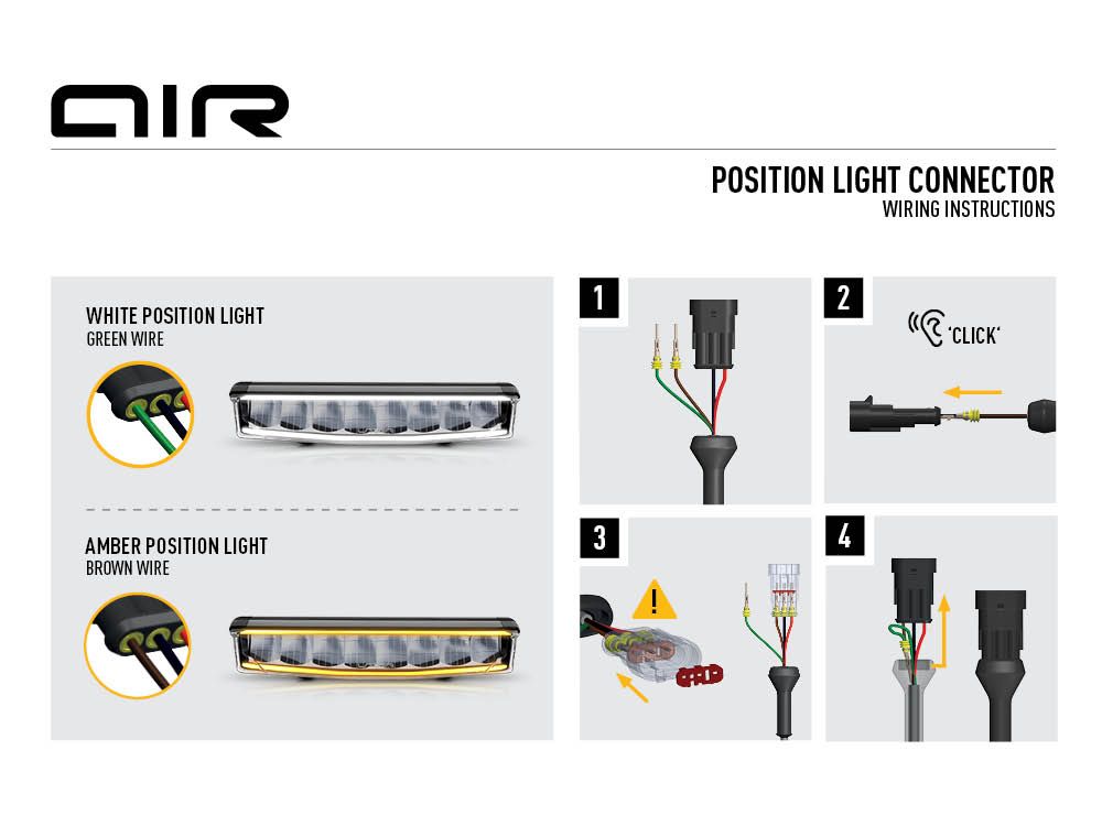 Μπάρα Led Air-55 Με Φώτα Θέσης και Φάρο 6800 Lumens 411mm - Image 9