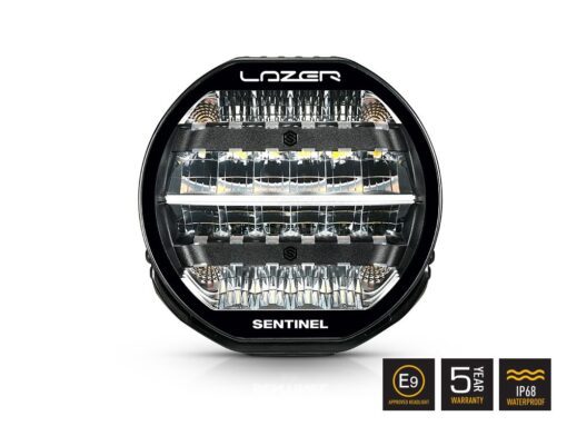 Sentinel 9" Highline με φώτα θέσης Μαύρο 17020 Lumens