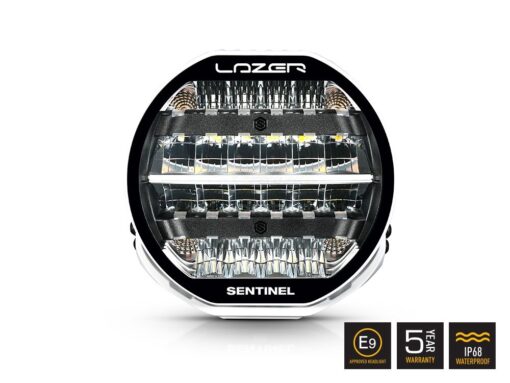 Sentinel 9" Highline με φώτα θέσης Λευκό 17020 Lumens
