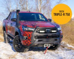 Σετ τοποθέτησης γρίλιας για Toyota Hilux Invincible X (2021+) με Triple-R 750 Std 9240 Lumens