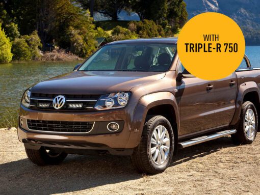 Σετ τοποθέτησης γρίλιας γιά VW Amarok (2011-2016) με Triple-R 750 Std (Με Φώτα θέσης) 9240 Lumens