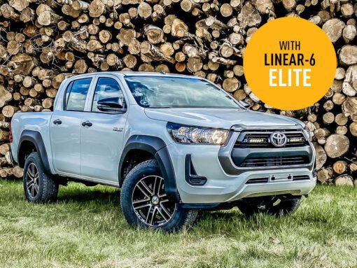 Σετ τοποθέτησης γρίλιας για Toyota Hilux (2021+) με Linear 6 Elite 9100 Lumens