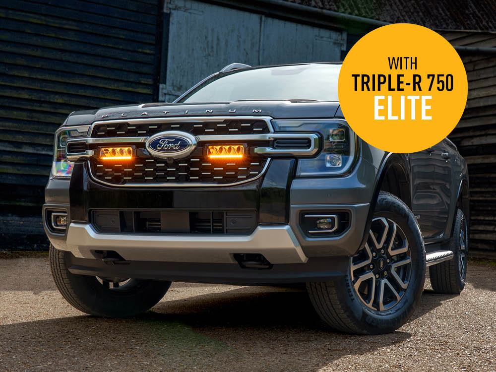 Σετ γρίλιας για Ford Ranger Platinum (2023+) με Triple-R 750 Elite 10136 Lumens