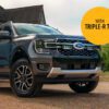 Σετ γρίλιας για Ford Ranger Platinum (2023+) με Triple-R 750 Std (Με Φώτα θέσης) 9240 Lumens