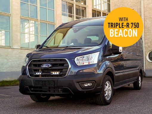 Σέτ τοποθέτησης γρίλιας για Ford Transit (2019+) με Triple-R 750 (Με Φώτα θέσης και Φάρο) 10800 Lumens