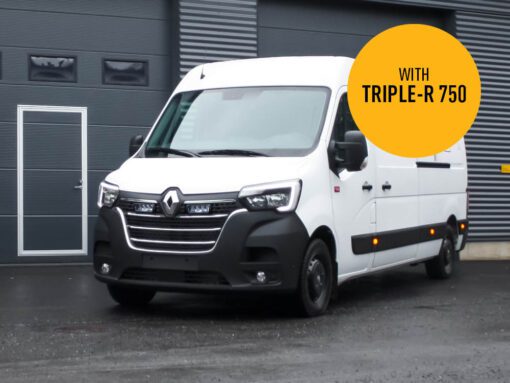 Σετ τοποθέτησης γρίλιας για Renault Master (2020-2023) με Triple-R 750 Std (Με Φώτα θέσης) 9240 Lumens