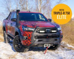 Σετ τοποθέτησης γρίλιας για Toyota Hilux Invincible X (2021+) με Triple-R 750 Elite 10136 Lumens