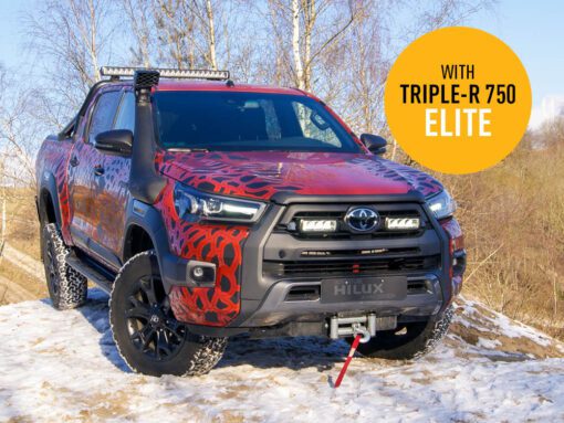 Σετ τοποθέτησης γρίλιας για Toyota Hilux Invincible X (2021+) με Triple-R 750 Elite 10136 Lumens