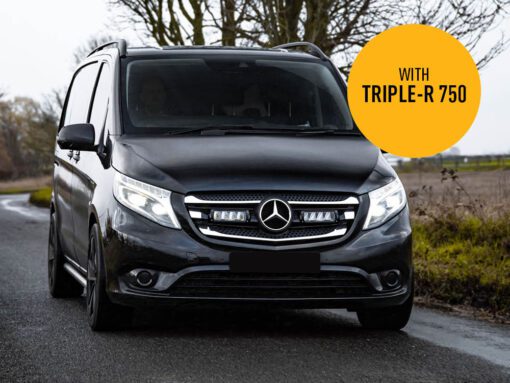 Σέτ τοποθέτησης γρίλιας για Mercedes Vito (2014-2019) με Triple-R 750 Std (Με Φώτα θέσης) 9240 Lumens