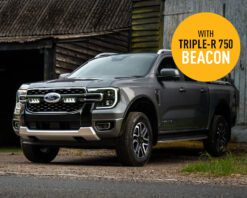 Σετ γρίλιας για Ford Ranger Platinum (2023+) με Triple-R 750 (Με Φώτα θέσης και Φάρο) 10800 Lumens