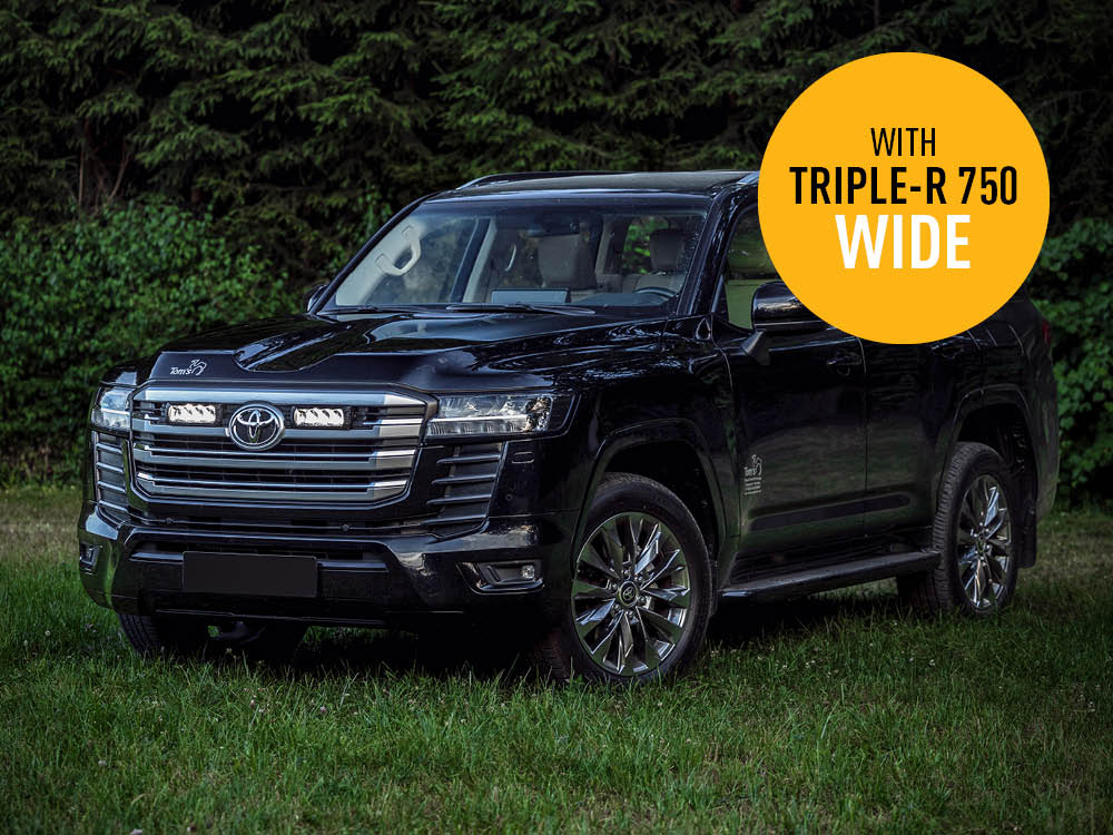 Σετ τοποθέτησης γρίλιας για Toyota Landcruiser 300 (2022+) Με Triple-R 750 Wide 9240 Lumens