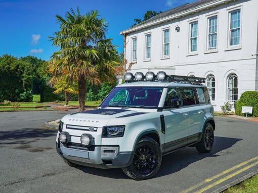 Σετ τοποθέτησης προφυλακτήρα για Land Rover Defender (2020+) με Sentinel 9" Μαύρα με φώτα θέσης 19040  Lumens